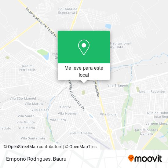 Emporio Rodrigues mapa