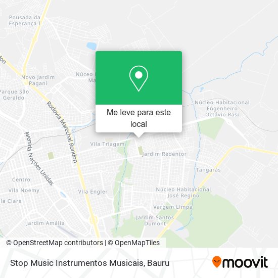 Stop Music Instrumentos Musicais mapa