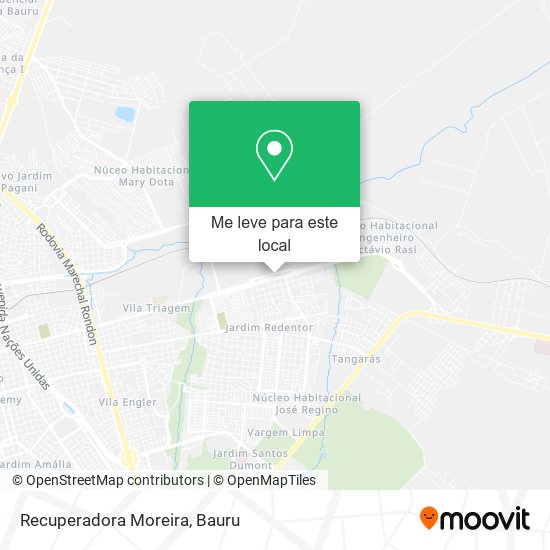 Recuperadora Moreira mapa