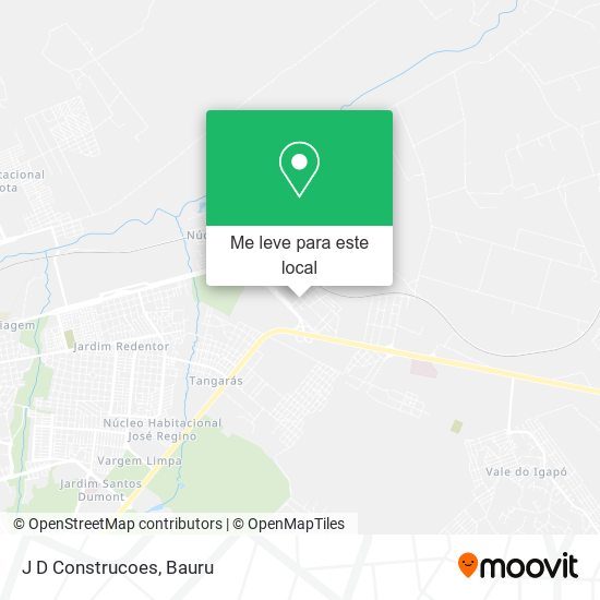 J D Construcoes mapa