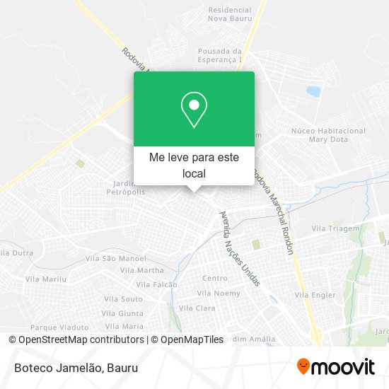 Boteco Jamelão mapa