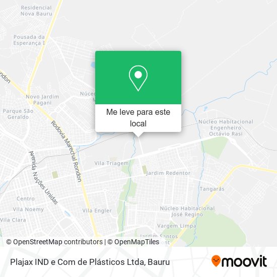 Plajax IND e Com de Plásticos Ltda mapa