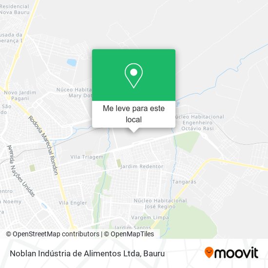 Noblan Indústria de Alimentos Ltda mapa