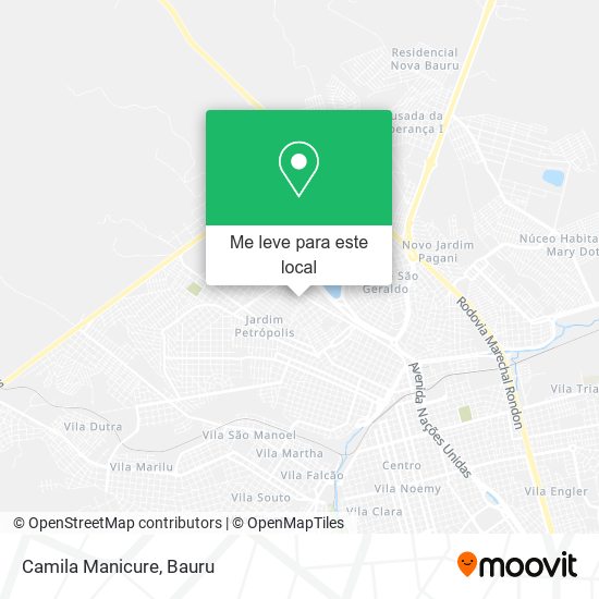 Camila Manicure mapa