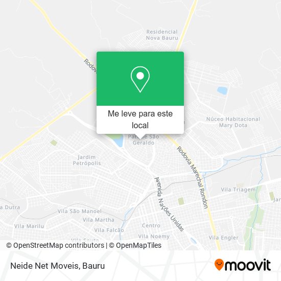 Neide Net Moveis mapa