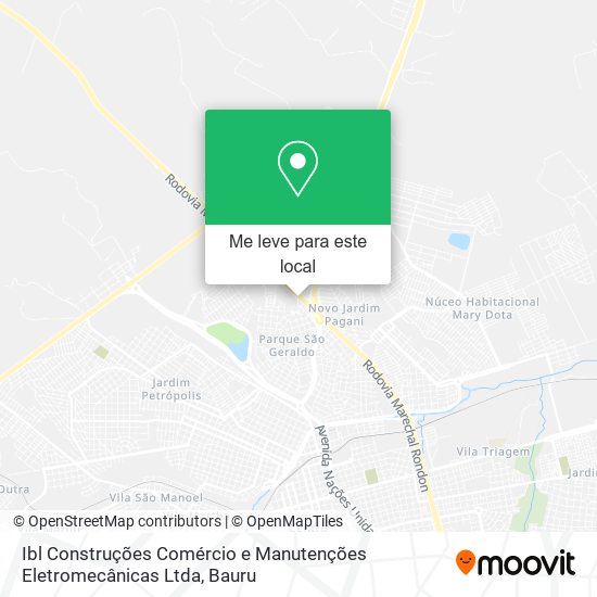 Ibl Construções Comércio e Manutenções Eletromecânicas Ltda mapa
