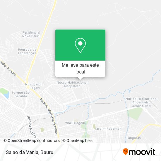 Salao da Vania mapa