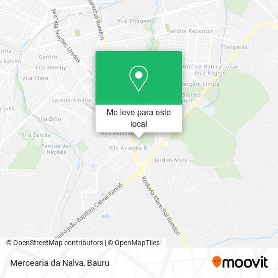 Mercearia da Nalva mapa
