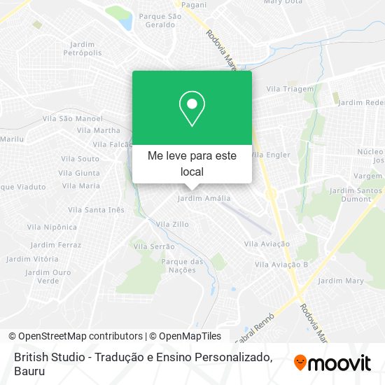 British Studio - Tradução e Ensino Personalizado mapa