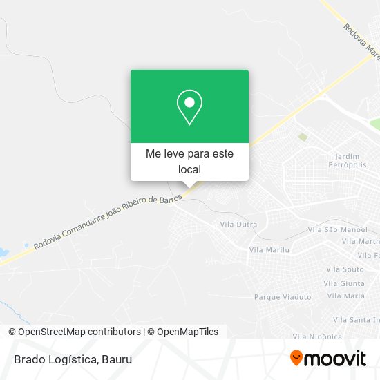 Brado Logística mapa