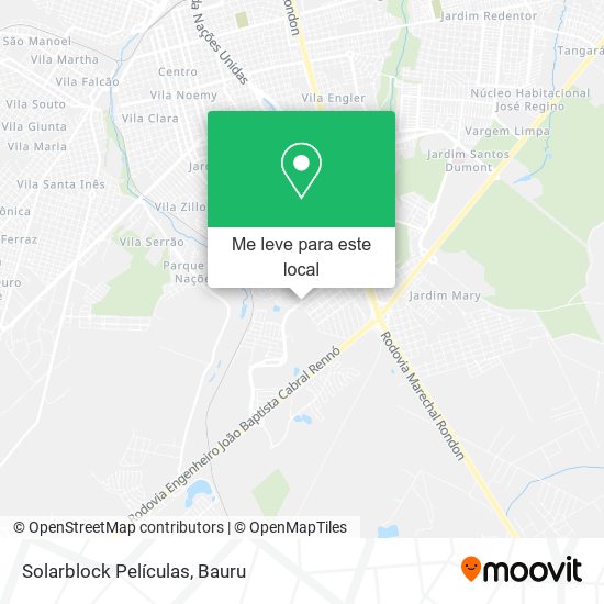 Solarblock Películas mapa