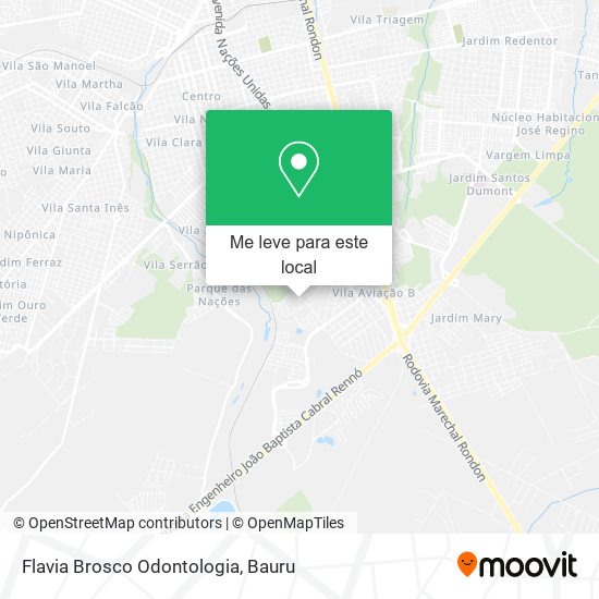 Flavia Brosco Odontologia mapa