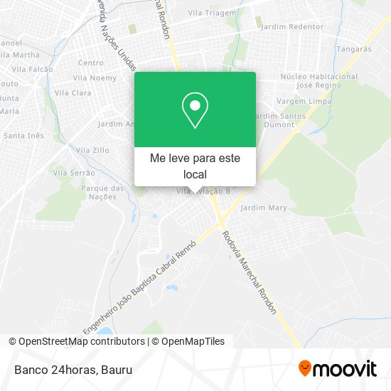 Banco 24horas mapa