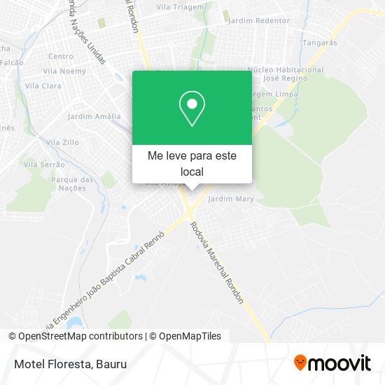 Motel Floresta mapa