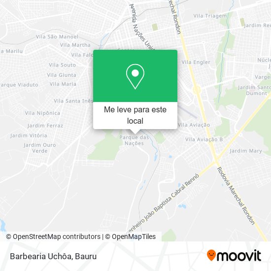 Barbearia Uchôa mapa