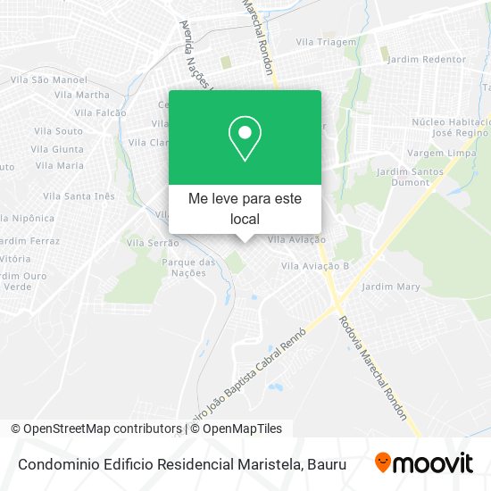 Condominio Edificio Residencial Maristela mapa
