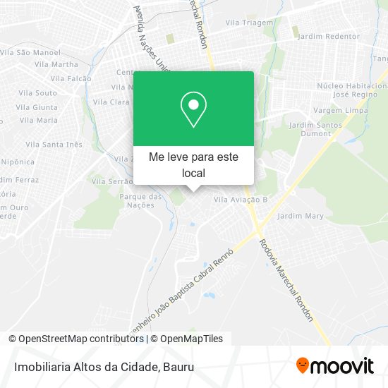 Imobiliaria Altos da Cidade mapa