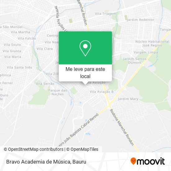 Bravo Academia de Música mapa