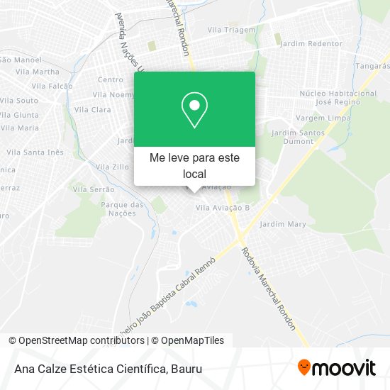 Ana Calze Estética Científica mapa