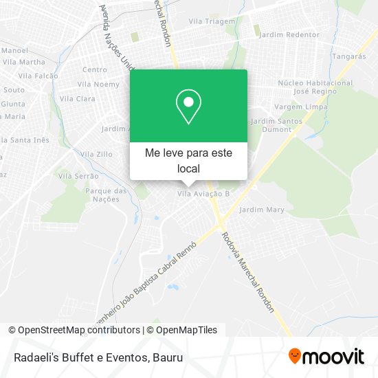 Radaeli's Buffet e Eventos mapa