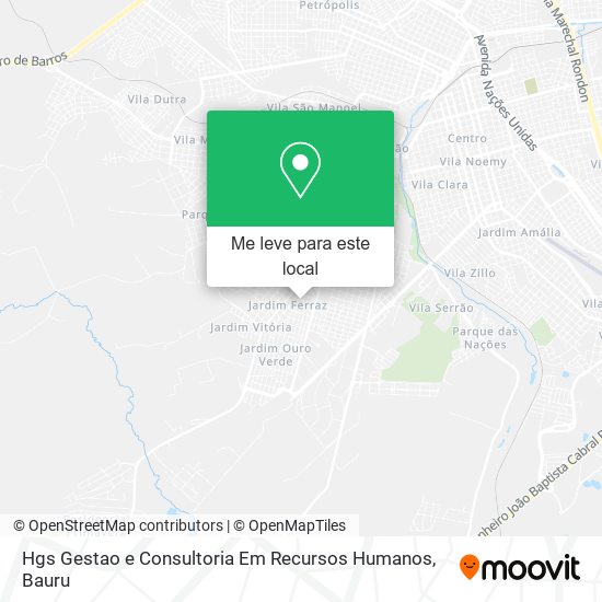 Hgs Gestao e Consultoria Em Recursos Humanos mapa