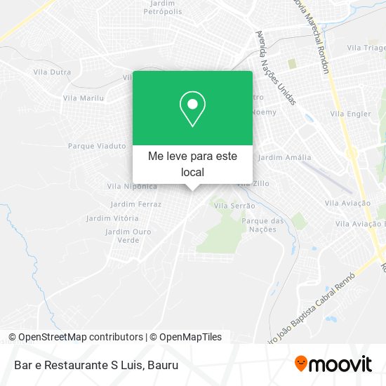 Bar e Restaurante S Luis mapa