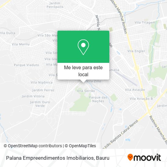 Palana Empreendimentos Imobiliarios mapa