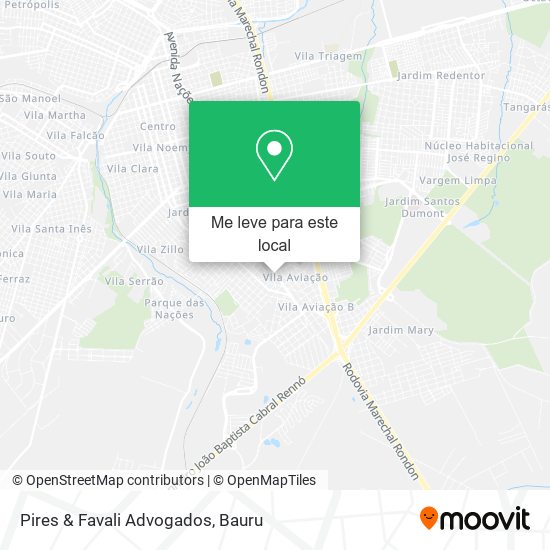 Pires & Favali Advogados mapa