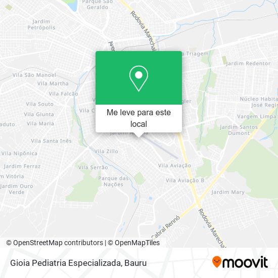 Gioia Pediatria Especializada mapa