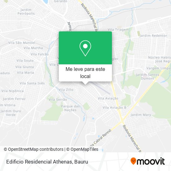 Edificio Residencial Athenas mapa