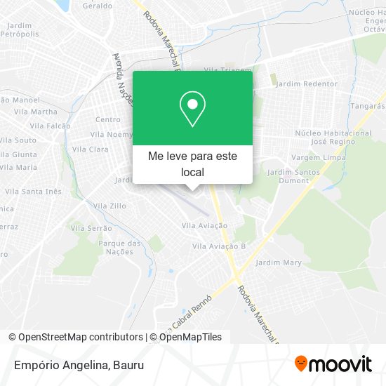 Empório Angelina mapa