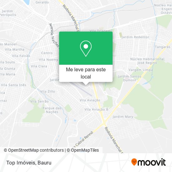 Top Imóveis mapa