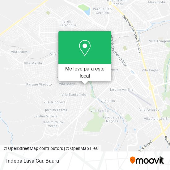 Indepa Lava Car mapa