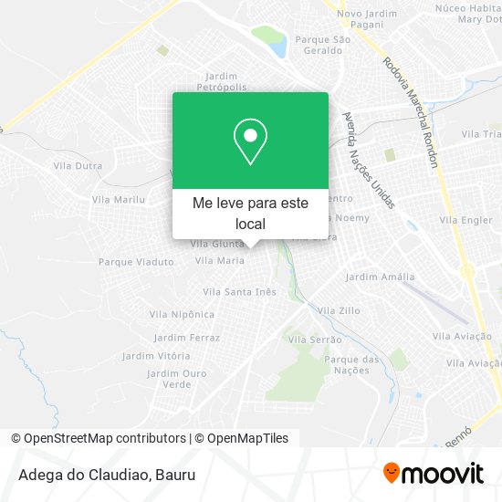 Adega do Claudiao mapa