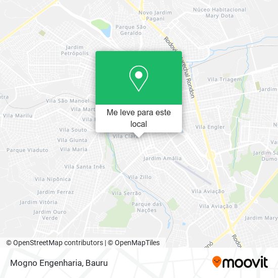 Mogno Engenharia mapa