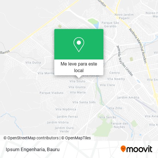 Ipsum Engenharia mapa