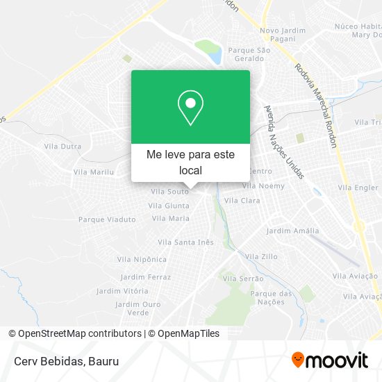 Cerv Bebidas mapa