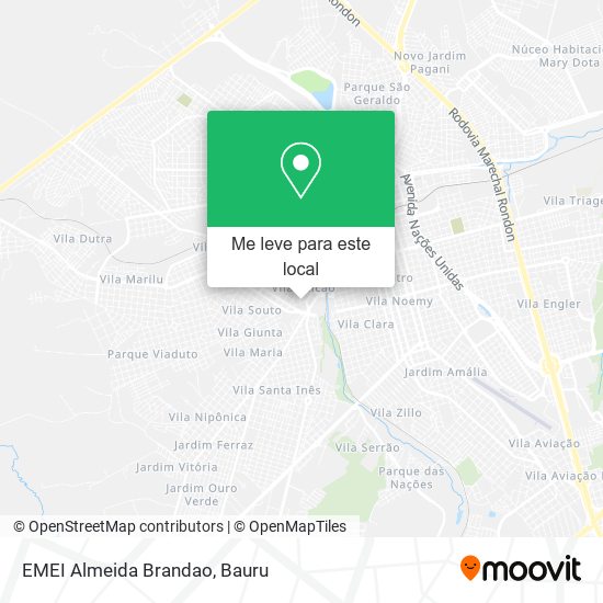 EMEI Almeida Brandao mapa