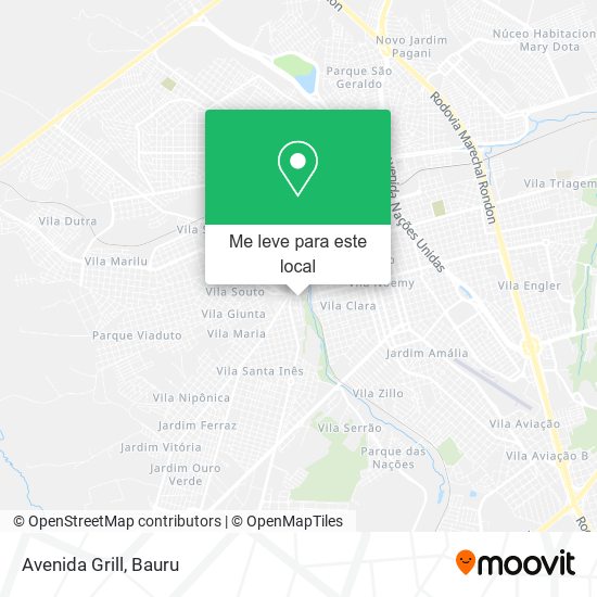 Avenida Grill mapa