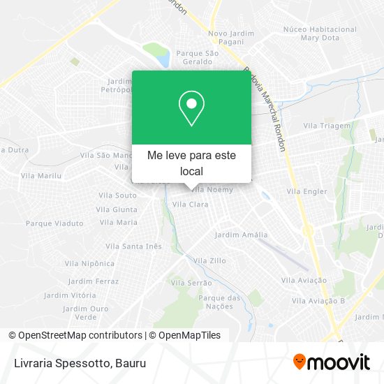 Livraria Spessotto mapa
