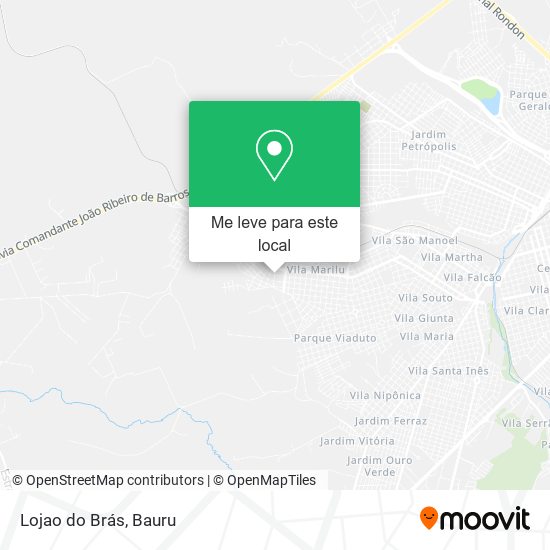 Lojao do Brás mapa