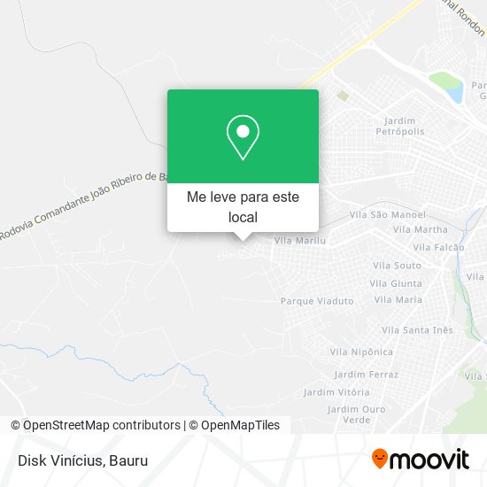 Disk Vinícius mapa