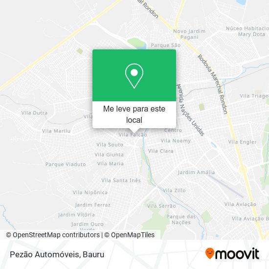 Pezão Automóveis mapa