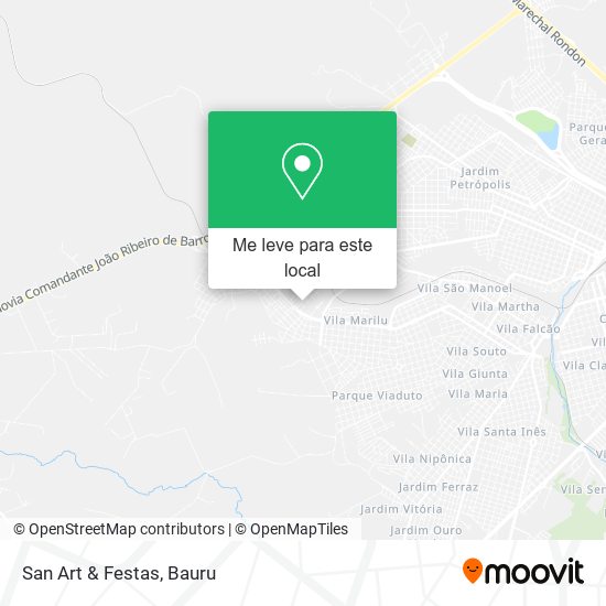 San Art & Festas mapa