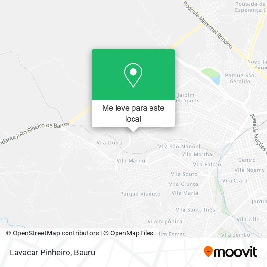 Lavacar Pinheiro mapa