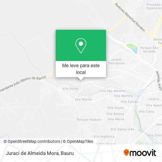 Juraci de Almeida Mora mapa