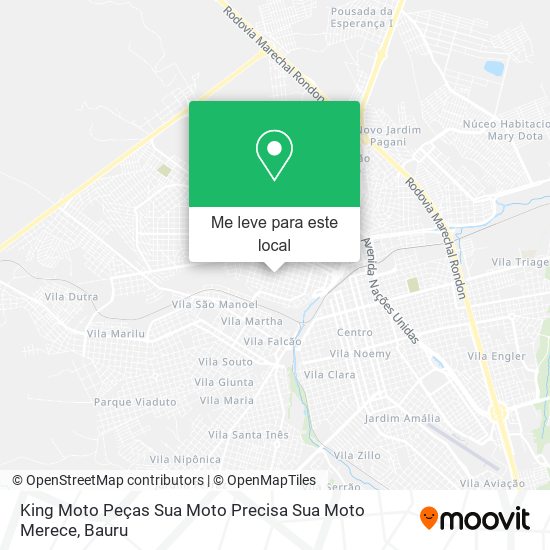 King Moto Peças Sua Moto Precisa Sua Moto Merece mapa