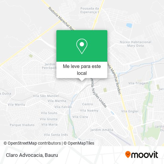 Claro Advocacia mapa