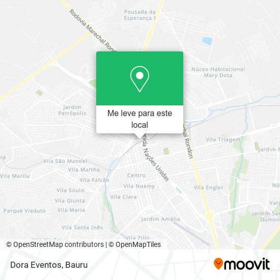 Dora Eventos mapa