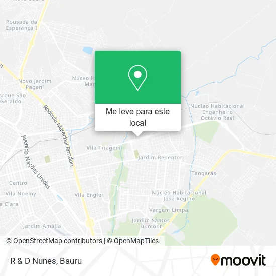 R & D Nunes mapa